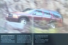 Chevrolet Blazer 199? Prospekt
