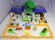 Playmobil aus 4344 Tierpflegestation mit Freigehege Tiere Figuren Baum Futter 23
