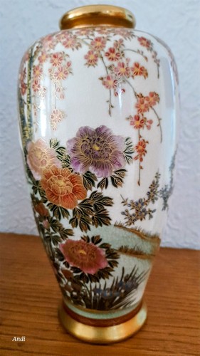 Satsuma vase aus - satsuma,