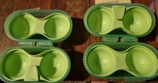 ???2 Stück Tupperware Eierbox ZweiDabei, Ei & Go mit Salzsteuer grün???