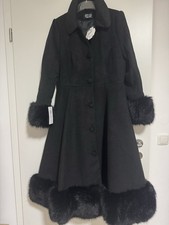 mantel vintage damen schwarz