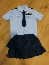 Polizei Polizistin Kostüm, Fasching, Halloween, Größe 134