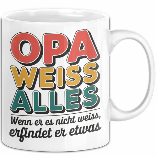 Opa großvater tasse becher - opa,