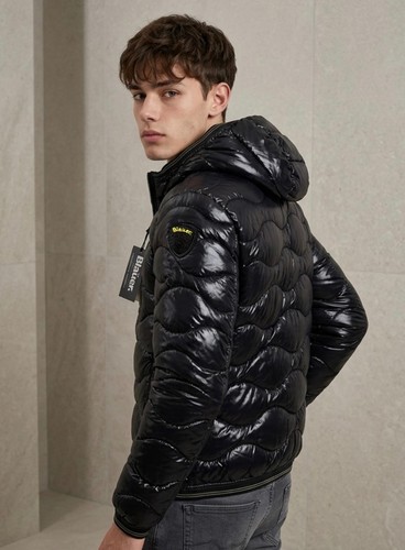 Blauer jacke schwarz - blauer, herren
