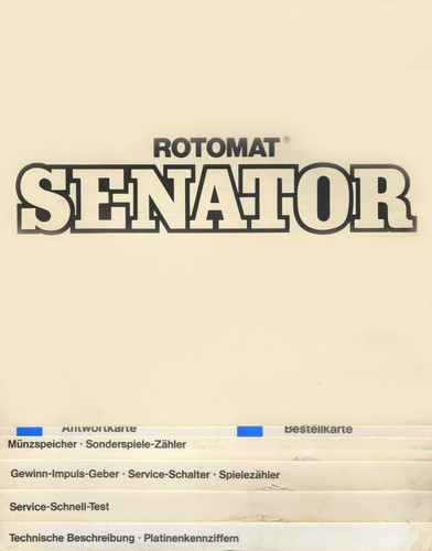 Bally wulff rotomat senator - rotomat, "senator"
