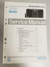 Philips Service Manual Reparaturanleitung Schaltpläne FW26 Mini-System
