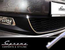 für VW Polo 5 V Typ 6R  09-14 - 3M Chrom Zierleiste Bogen für Kühlergrill unten