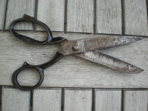 Alte massive schneider schere - alte,