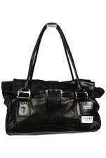 Strenesse Handtasche Damen Umhängetasche Bag Damentasche Leder Schwarz #t0009ex