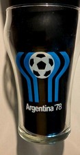 Coca Cola WM Glas Argentinien 1978 Weltmeister Sammler TOP Retro Vintag
