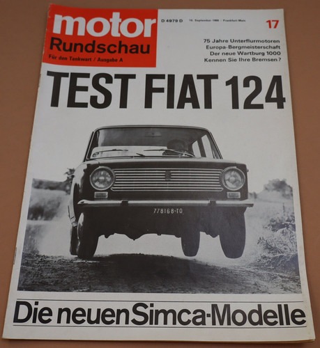 Motor rundschau fiat - 17/66,