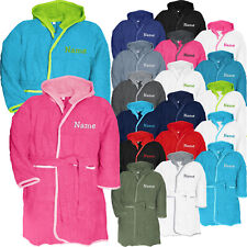 Kinderbademantel mit Kapuze Kinder-Bademantel mit Namen bestickt weich und warm