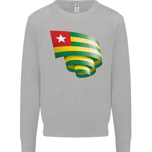 Gekräuselte togo flagge - togo,