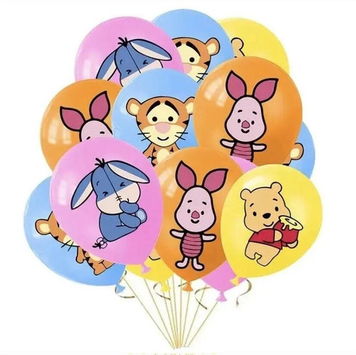 Winnie puuh x10 luftballons - winnie,