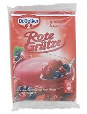 Dr. Oetker Rote Grütze Himbeer Geschmack cremig und lecker 100g