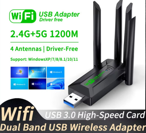 Usb wifi adapter - wifi, 1200