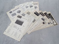 13x SCHAUB-LORENZ Technische Information für Radio Transistor-Kofferradio (L027)