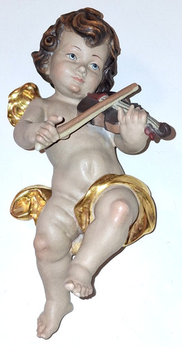 Holzfigur geschnitzt und
