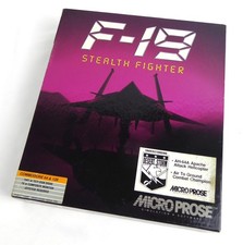 Commodore 64 Disk C64 in OVP - F-19 STEALTH FIGHTER (Microprose) - big box