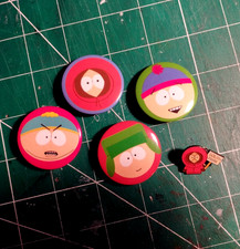 South Park - Buttons Pins Badges - Konvolut - Kenny, Cartman, Kyle, Stan