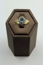 Topas und Diamant 9 kt Gold