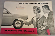 BMW 700 Coupe Brochure, Prospekt 12 seitig aufklappbar