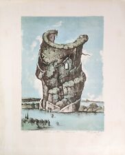 Walter Angerer d. Jüngere, Der Turm, Lithografie, signiert, num.
