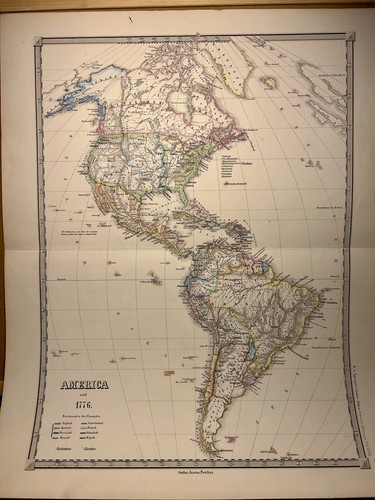 Antiquarische landkarte - antiquarische,