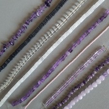 Set Edelsteinstränge Amethyst