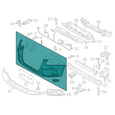 Audi Q5 Front Bumper Cover
