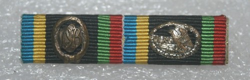 2er bandspange dsb bronze und - bandspange,