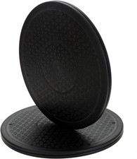 Lawei 2 Stück Drehteller Rotierend Plattenteller Lazy Susan Rund Drehplatte 30cm