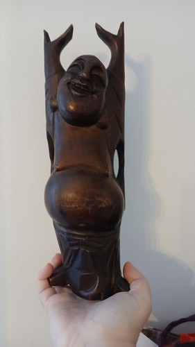 Holz buddha - holz,