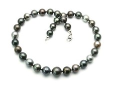Tahiti-Perlenkette rund bis 14