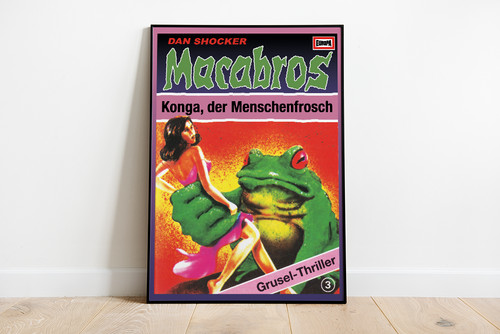 Vintage poster konga der - konga,,