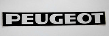 Werbe-Aufkleber Peugeot Schriftzug 30 x 4 cm 80er PKW Frankreich Motorsport