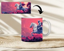 Kaffeetasse Ritter auf Pferd
