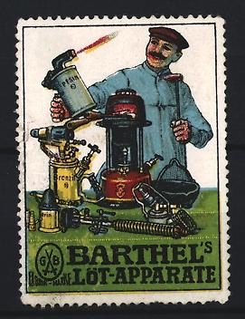 Reklamemarke barthel - reklamemarke, barthel´s