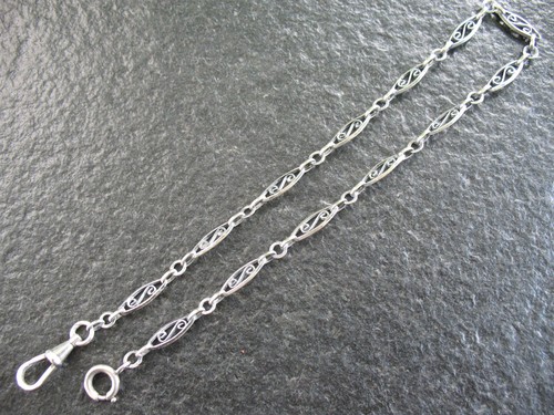 Taschenuhrkette silber - taschenuhrkette,