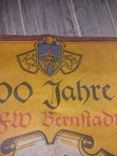 ?Altes Feuerwehr Banner Fahne Bernstadt Sachsen Kalender FFW Freiwillige 