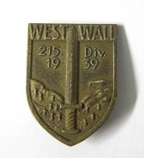 German Cap Badge 215th