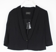 Cop Copine Amil Blazer Damen (Eu) 42 Gekürzt Schal Revers Dreiviertel Ärmel