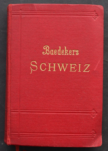 Baedeker die schweiz nebst - schweiz,