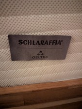 Holzbett mit Geltexmatratze+