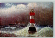 39431626 - sign. Jensen Alfred Dampfer Rotesand Leuchtturm