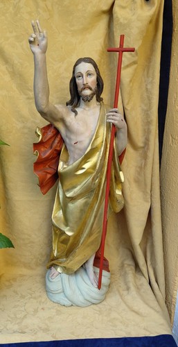 Auferstehungschristus holz - auferstehungschristus,,