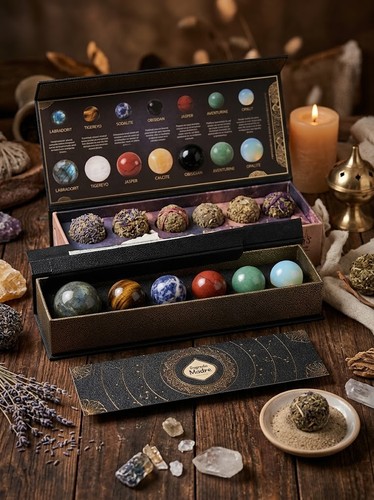 Planeten set mineralien - set, 8