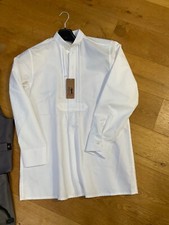 NEU FHB Arbeits-Hemd Zunft BEN Staude Langarm 90009 10 weiß Gr. 37 / 38 Schlupf