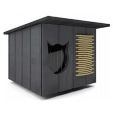 Katzenhaus outdoor Hütte GRAU