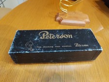 Alte Tabakpfeife A. Peterson, Donecal Rocky 268 mit Silber Ring 800?900? Irelan